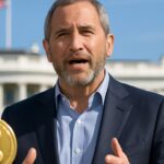 Ripple-CEO Brad Garlinghouse voor het Witte Huis in Washington