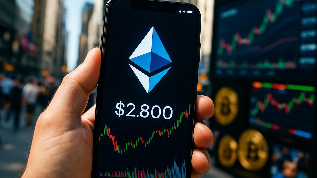 Ethereum koers rond 2.800 dollar terwijl FTX 75 miljoen naar Wintermute stuurt