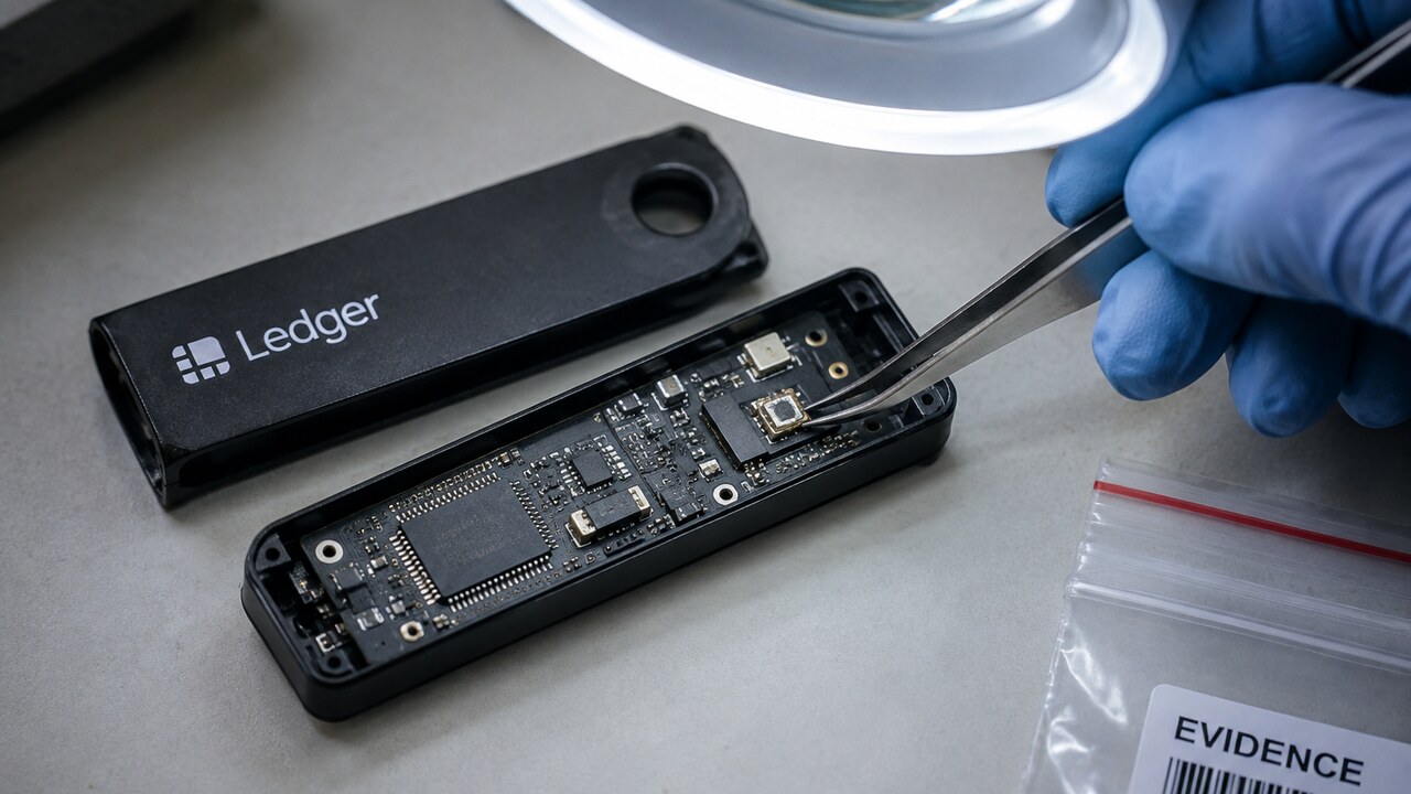 Ledger vindt verborgen implantaat in wallet van verkoper CryptoBilis